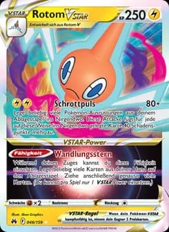 Rotom VSTAR card in German