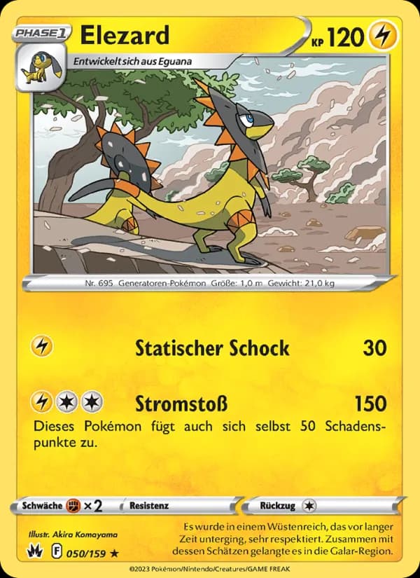 Elezard card in German