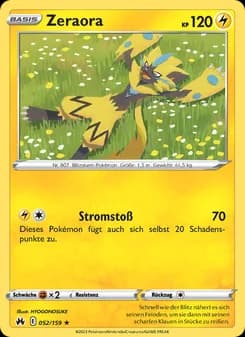 Zeraora card in German