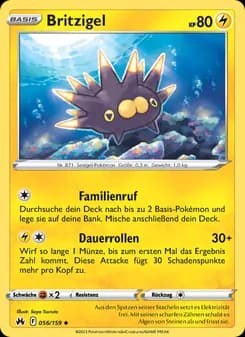 Britzigel card in German