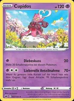 Cupidos card in German