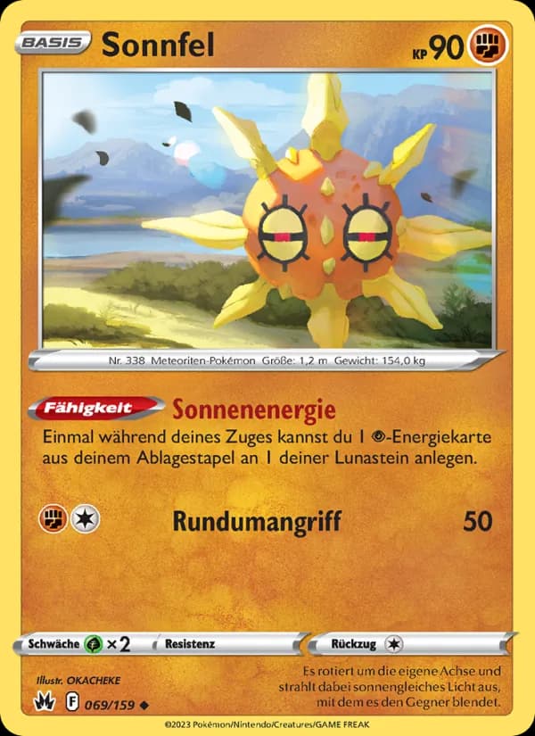 Sonnfel card in German