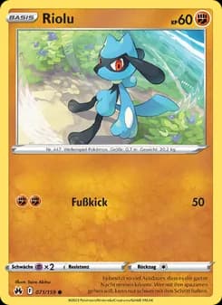Riolu card in German