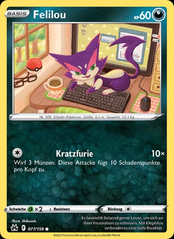 Felilou card in German