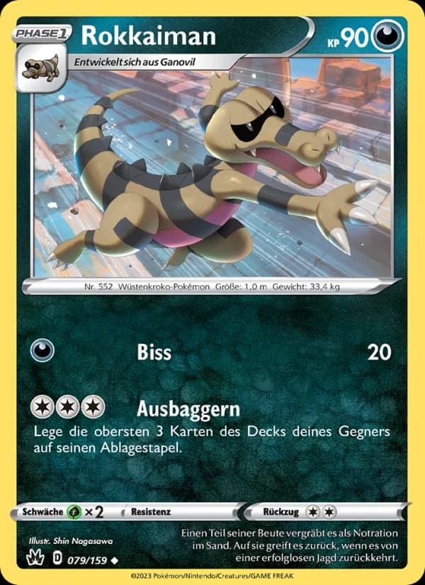 Rokkaiman card in German