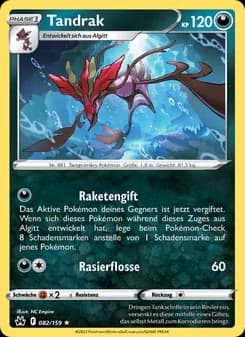 Tandrak card in German