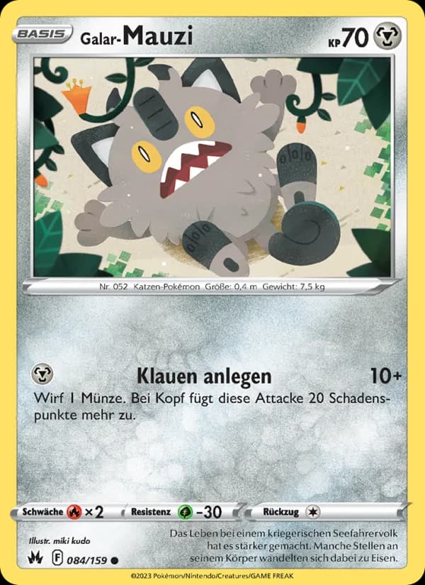 Galar-Mauzi card in German