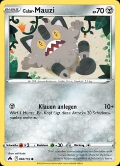 Galar-Mauzi card in German
