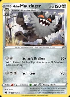 Galar-Mauzinger card in German