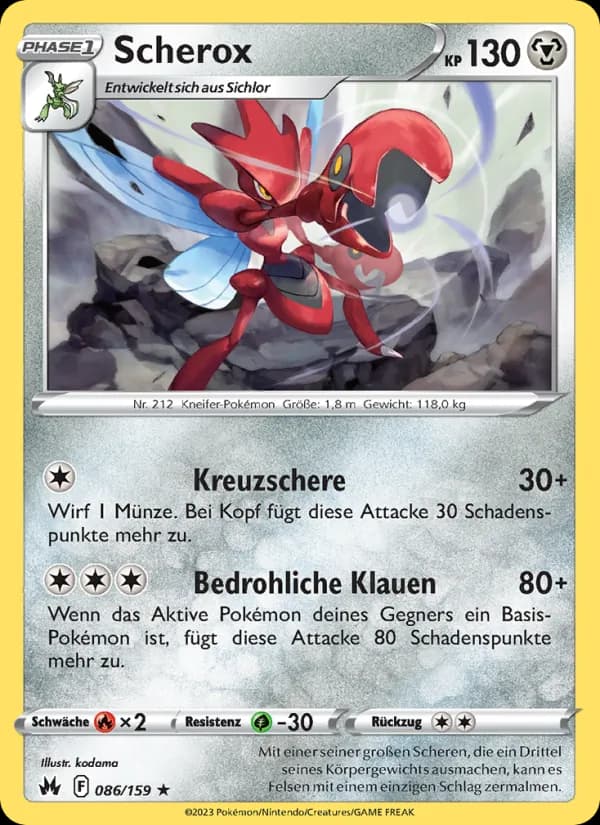 Scherox card in German