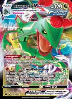 Rayquaza VMAX card in German