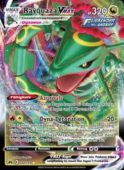 Rayquaza VMAX card in German