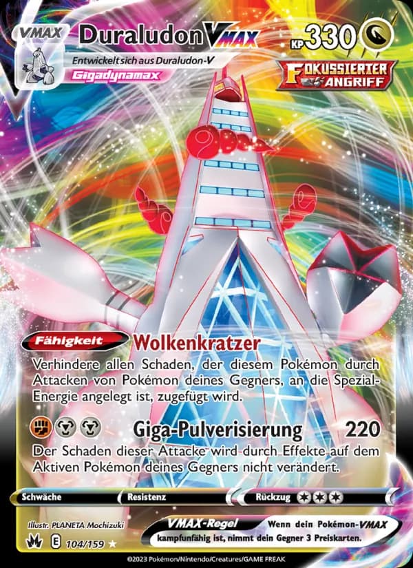Duraludon VMAX card in German