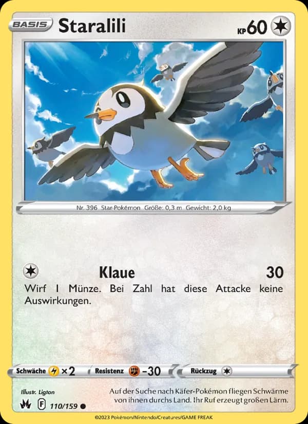 Staralili card in German