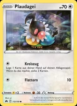 Plaudagei card in German