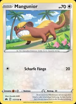 Mangunior card in German