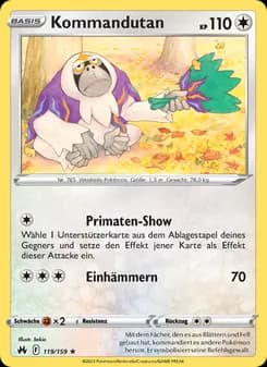 Kommandutan card in German