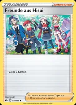 Freunde aus Hisui card in German