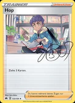 Hop card in German