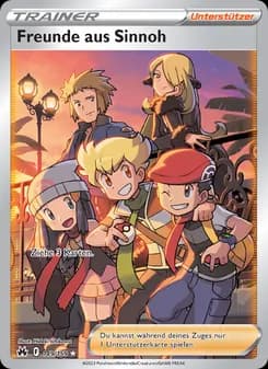Freunde aus Sinnoh card in German