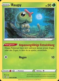 Raupy card in German