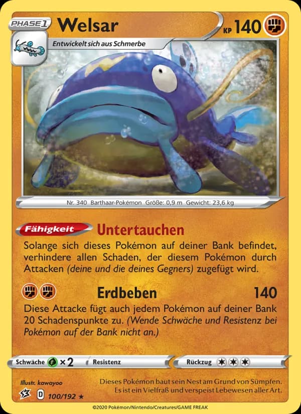 Welsar card in German