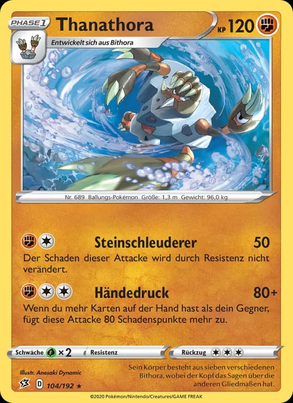 Thanathora card in German