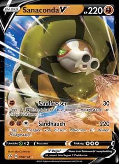 Sanaconda V card in German