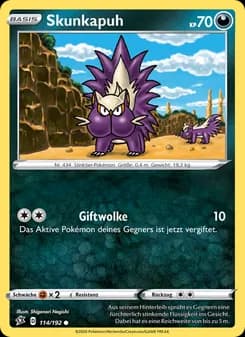 Skunkapuh card in German