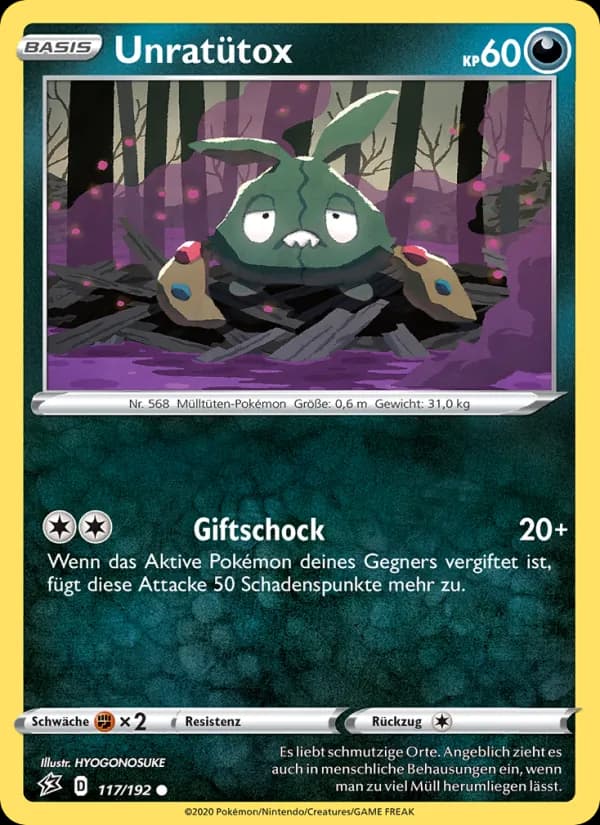 Unratütox card in German