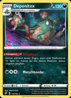 Deponitox card in German