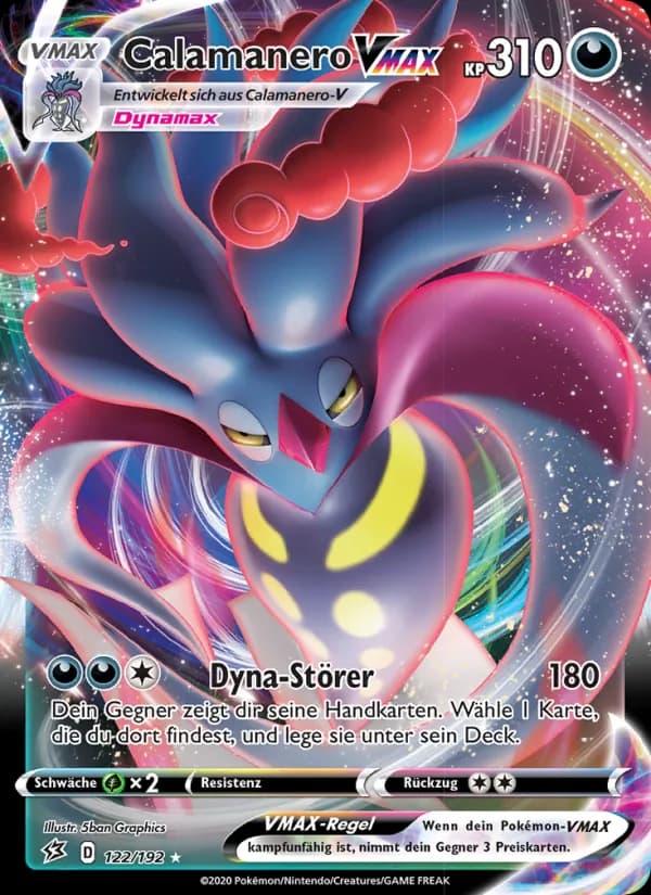 Calamanero VMAX card in German
