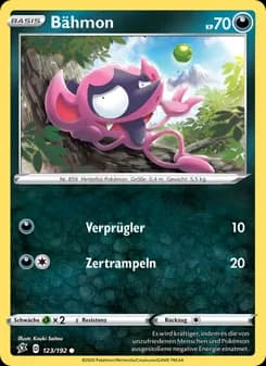 Bähmon card in German