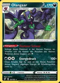 Olangaar card in German