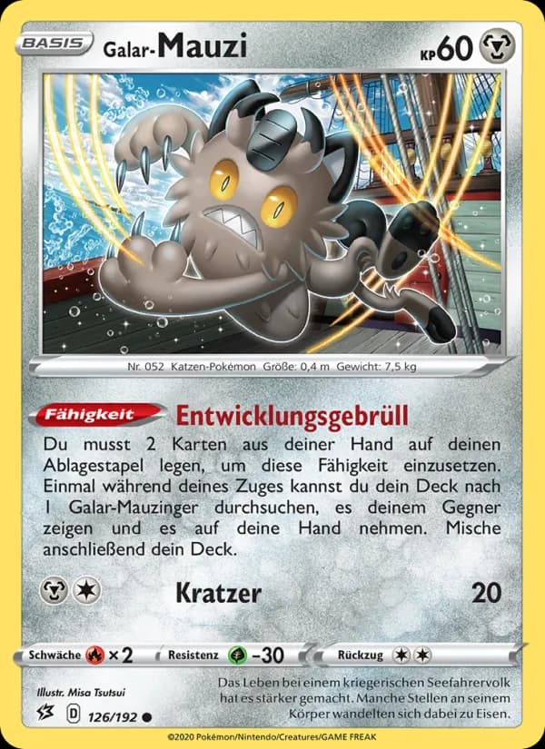 Galar-Mauzi card in German