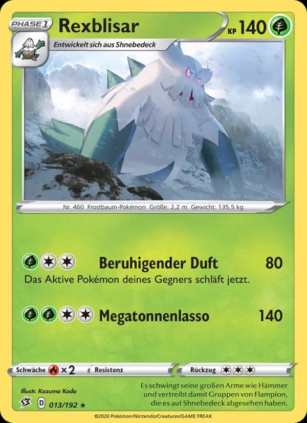 Rexblisar card in German