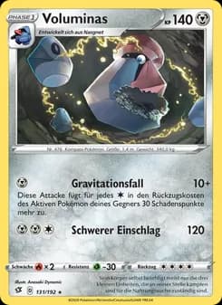 Voluminas card in German