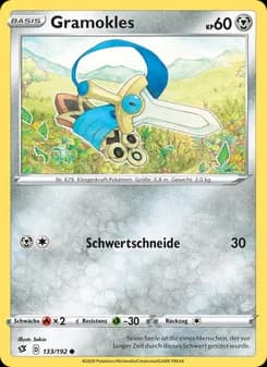 Gramokles card in German