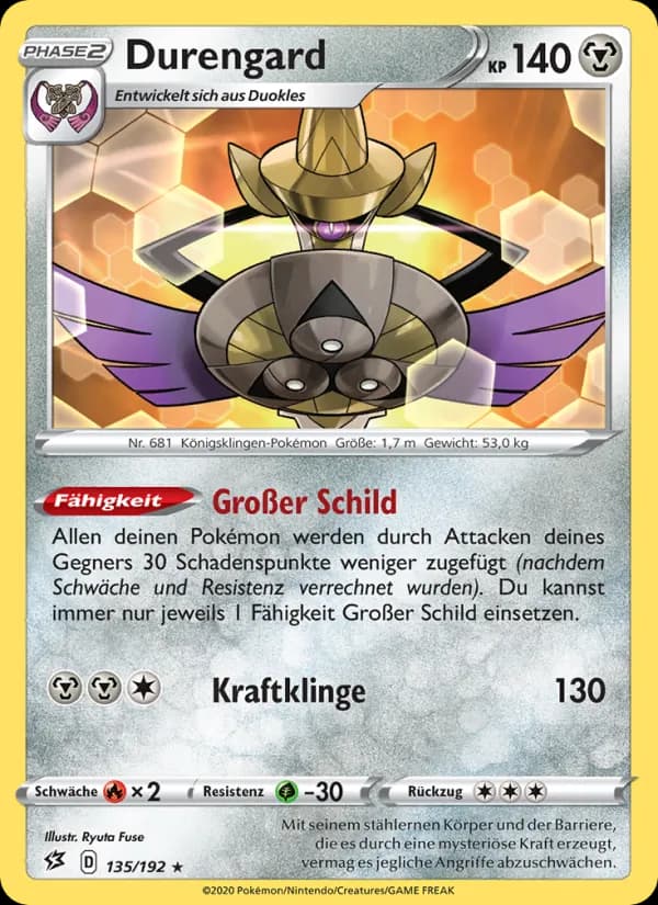 Durengard card in German