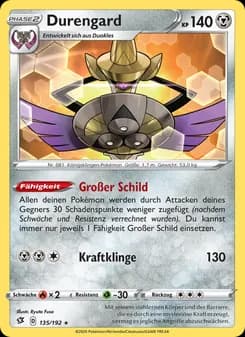 Durengard card in German