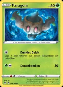 Paragoni card in German
