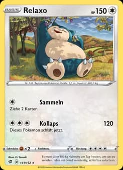 Relaxo card in German