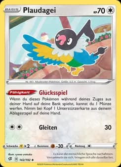 Plaudagei card in German