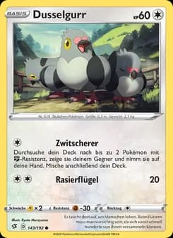 Dusselgurr card in German