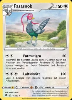 Fasasnob card in German
