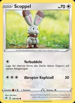 Scoppel card in German