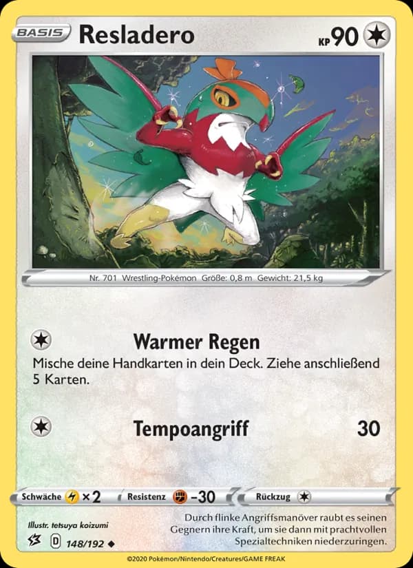 Resladero card in German