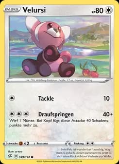 Velursi card in German