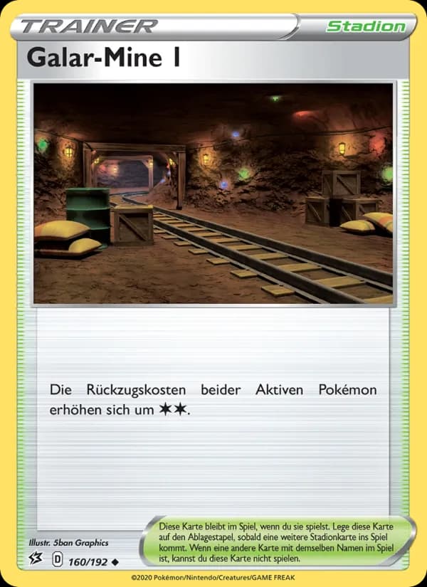 Galar-Mine 1 card in German