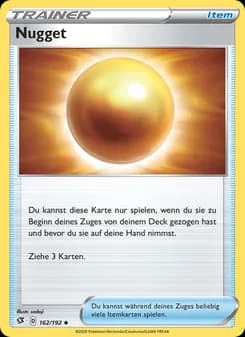 Nugget card in German